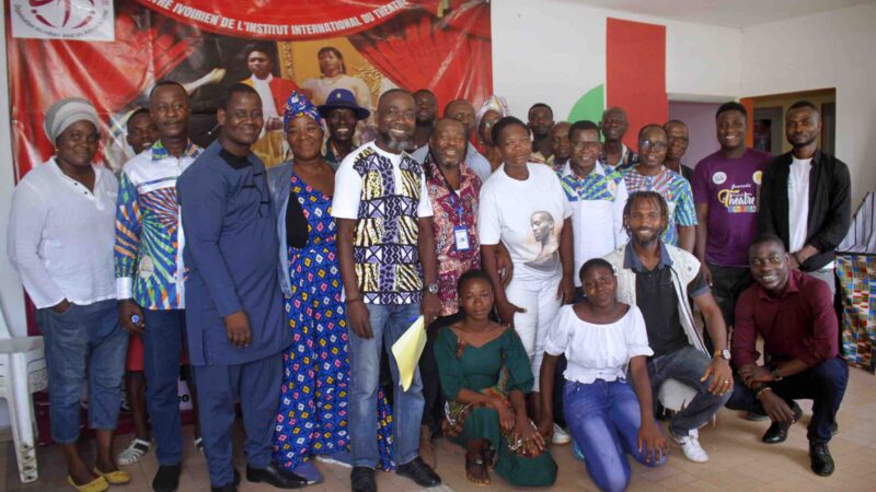 Abidjan, la journée mondiale du théâtre célébrée par le centre ivoirien de l’Institut International du théâtre.