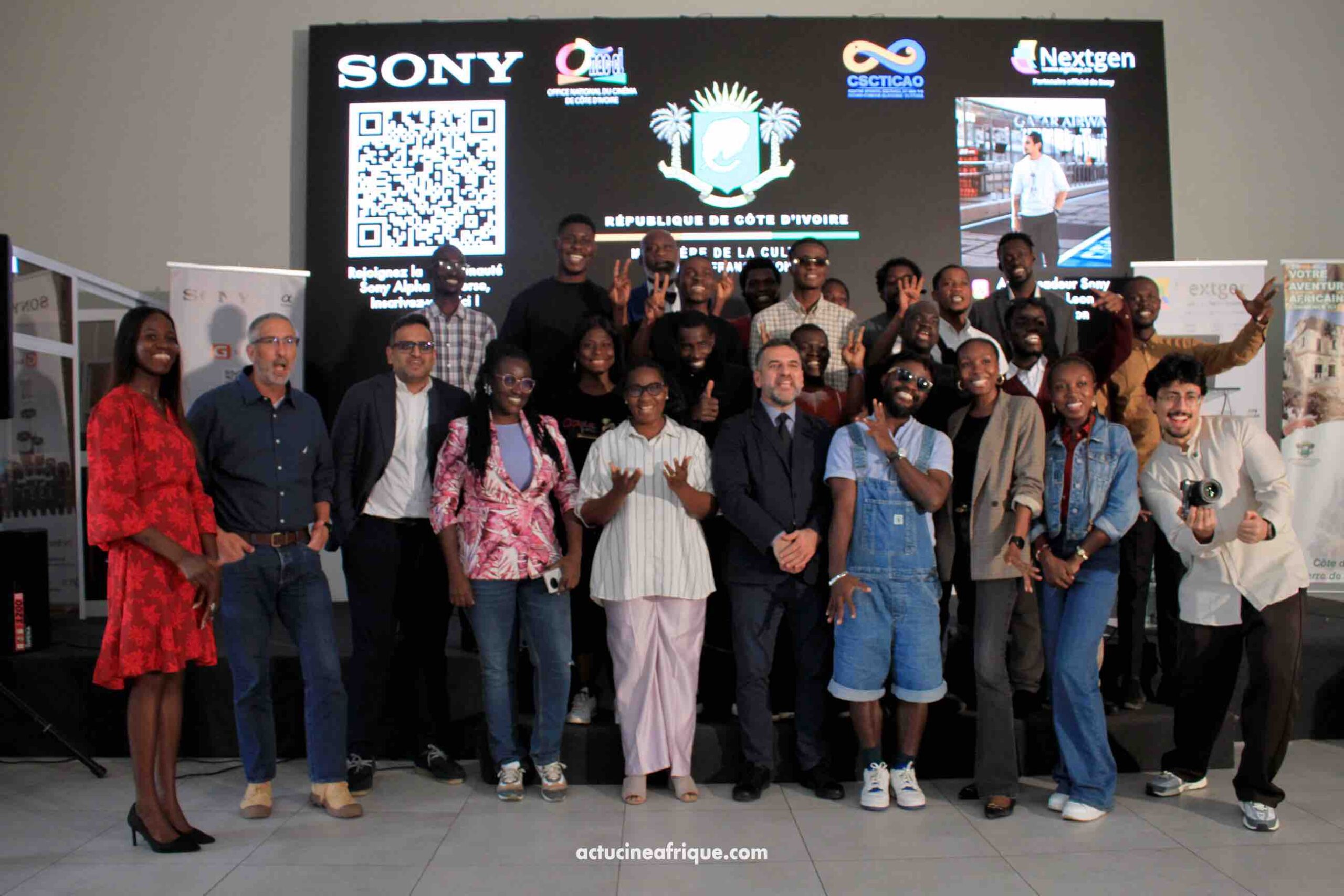 Cinéma / Abidjan, la marque Sony renforce les capacités des créateurs de contenus, des professionnels du cinéma et de l’audiovisuel.